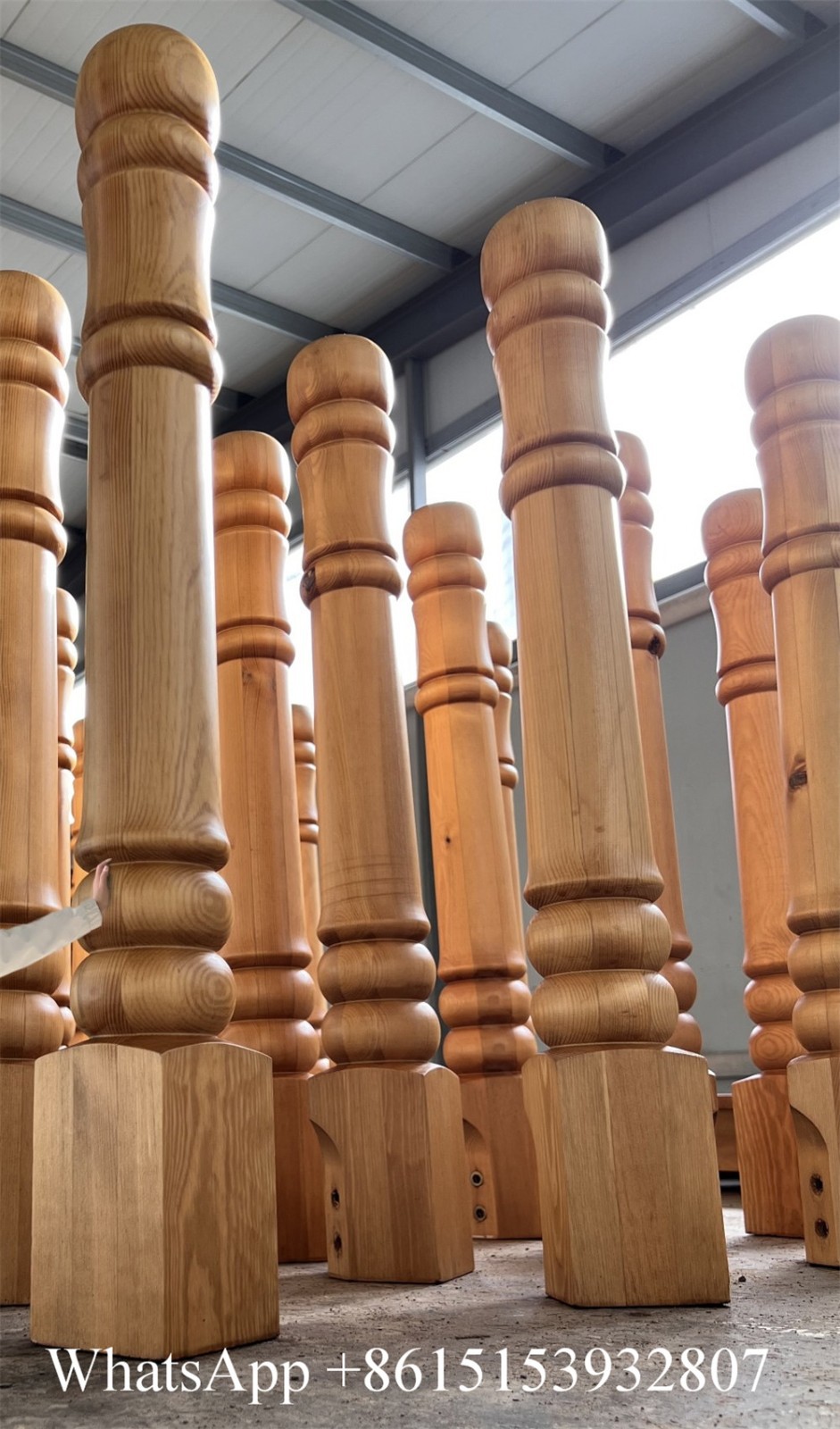 Solid Wood Stair Balusters Stair Pillars Stair Post