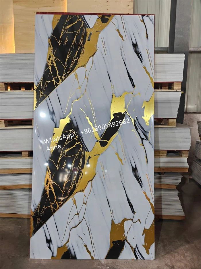 Bordijiet UV PVC Marble Sheet SPC Panels